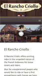 Mobile Screenshot of elranchocriollo.com